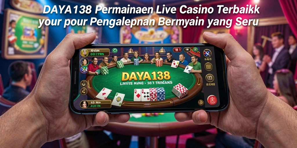Tampilan gameplay Live Casino yang memukau dan interaktif.
