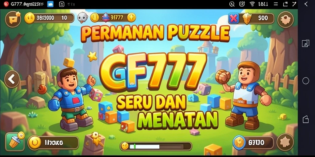 Tampilan gameplay GF777 dengan tantangan puzzle yang mengasyikkan.