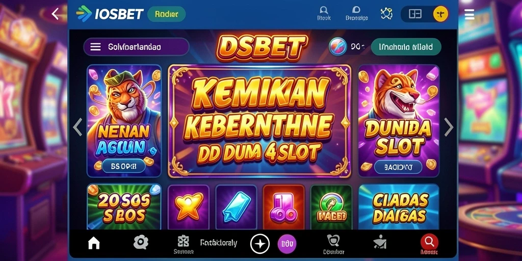 Screenshot mendemonstrasikan gameplay menarik dari slot IOSBET.