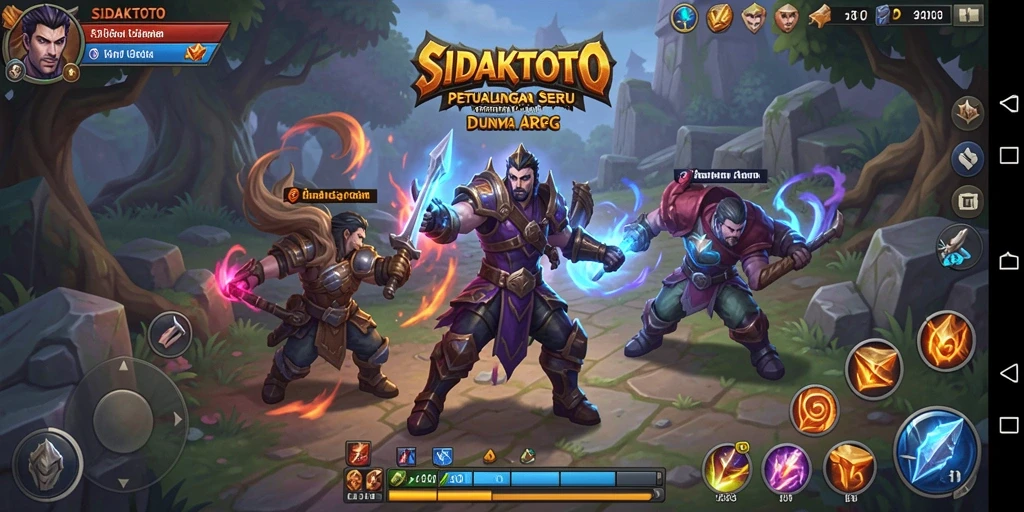 Screenshot utama SIDAKTOTO menampilkan pertempuran seru di dunia ARPG.