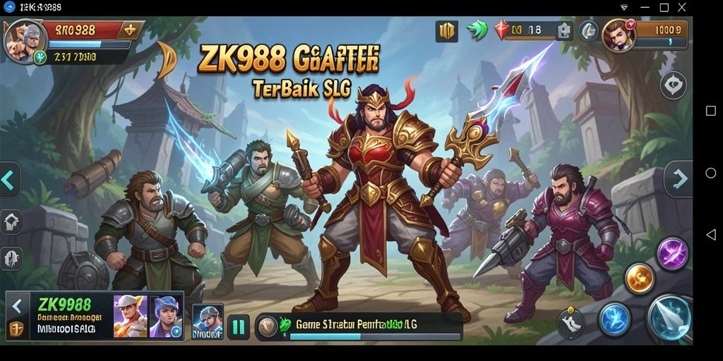 Tampilan grafis memukau dengan aksi peperangan strategis di ZK988.